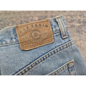 Vintage 90s Gap Denim Mom Jean 29x30 Reverse Fit Tapered Leg Light Wash Size 8